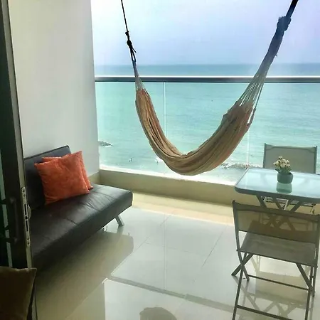 Apartamento Vista Al Mar Y Cerca Centro Histórico Cartagena